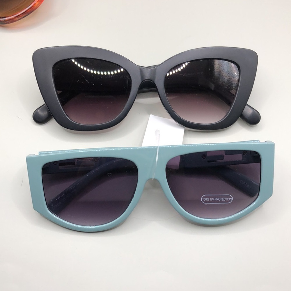Curated bundle 11 trendy fashion style square + sunglasses variety of brands. - Picture 3 of 8